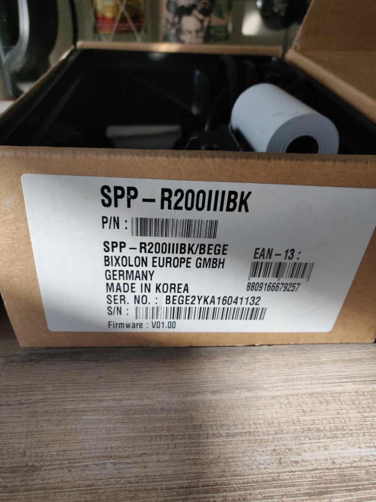 Nieuwe Bixolon SPP-R200IIBK mobiele printer met extra papier, Ophalen, Nieuw, Bixolon