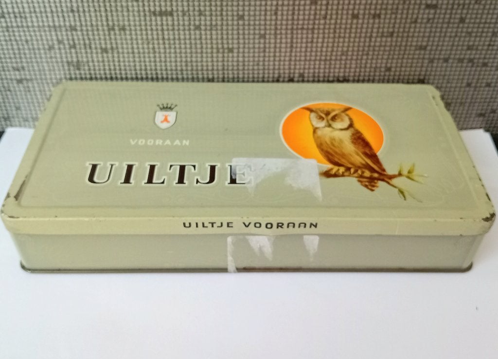 oud blikje uiltje vooraan, Verzenden, Gebruikt, Overige