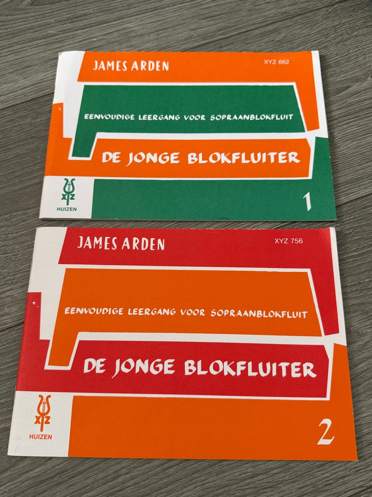 De Jonge Blokfluiter - Leergang Sopraanblokfluit (Deel 1 & 2, Ophalen of Verzenden, Gebruikt, Sopraan of Sopranino