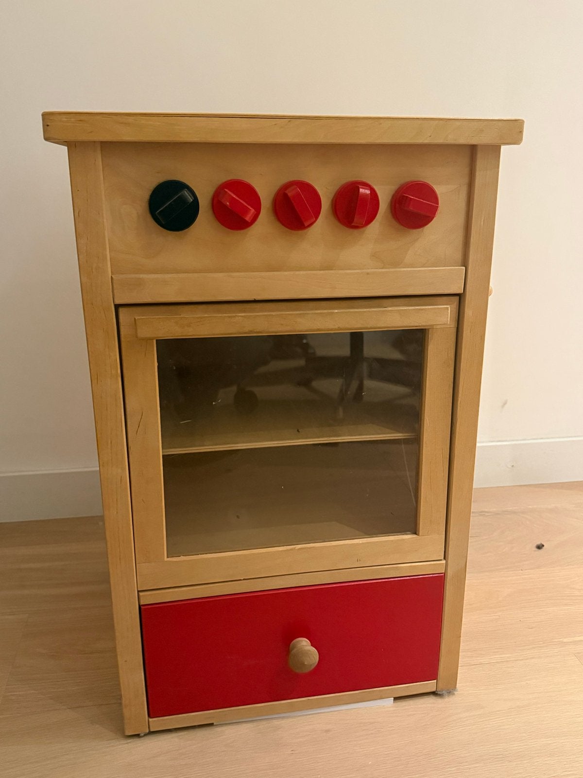 Houten speelkeuken met oven en kookplaat, Ophalen, Gebruikt, Hout, Speelkeuken