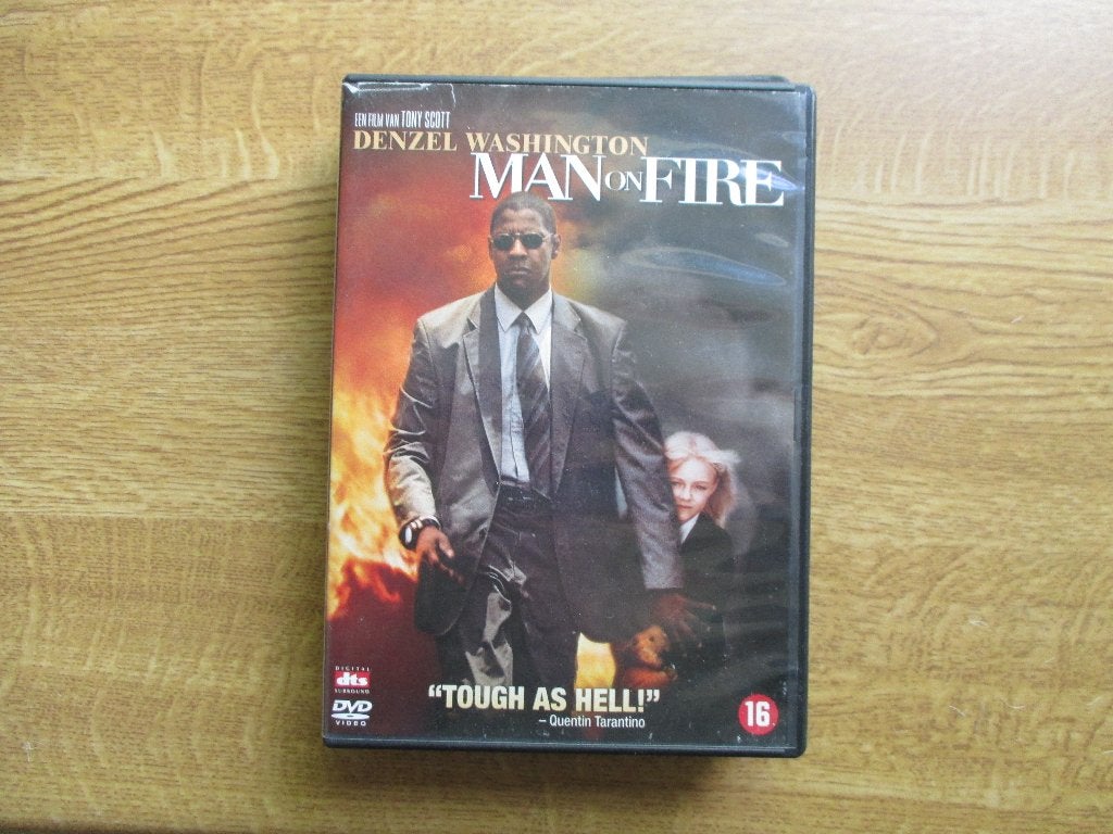 denzel washington: man on fire (12), Alle leeftijden, Ophalen of Verzenden, Zo goed als nieuw, Actiethriller
