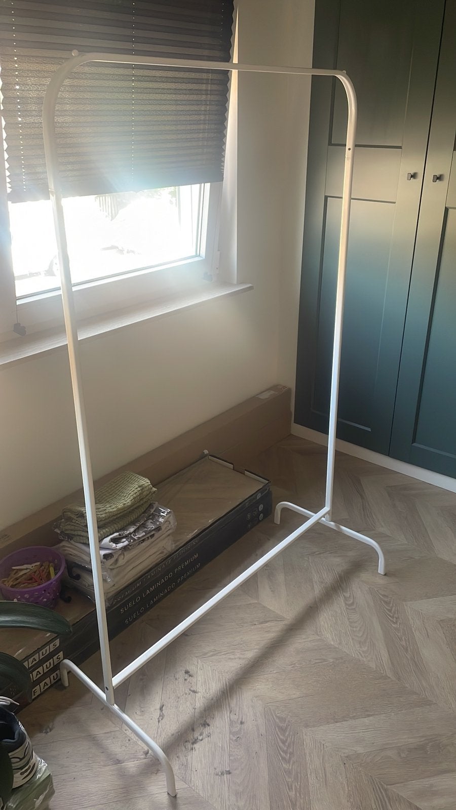 Kledingrek wit ikea, Ophalen, Gebruikt