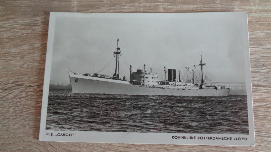 m.s Garoet, Verzenden, Gebruikt, Kaart, Foto of Prent