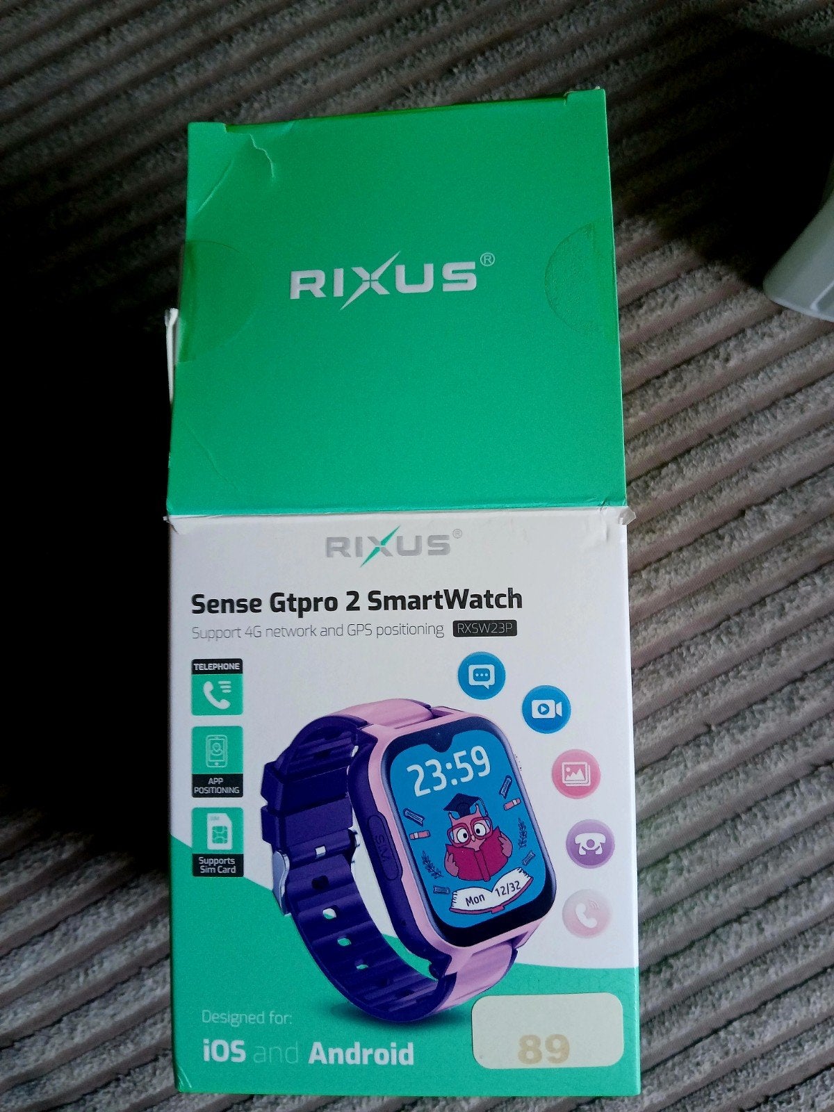 Sense GTpro2 SmartWatch kids, Ophalen of Verzenden, Android