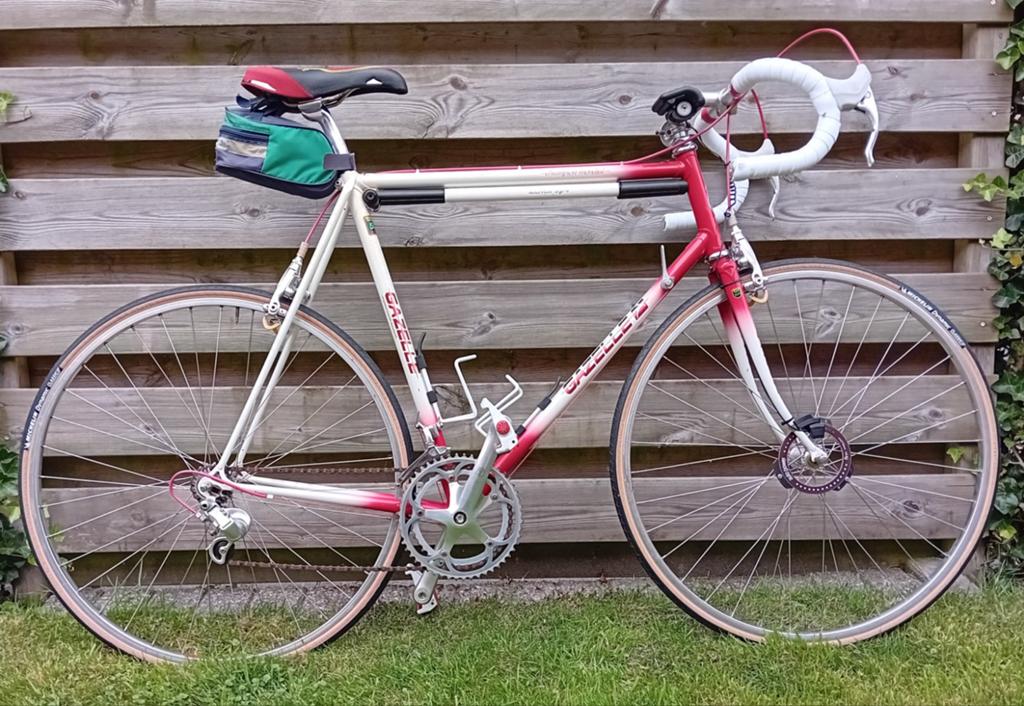 Gazelle Champion Mondial uit 1985 in maat 61cm., Ophalen, 28 inch, Gebruikt, Velgrem