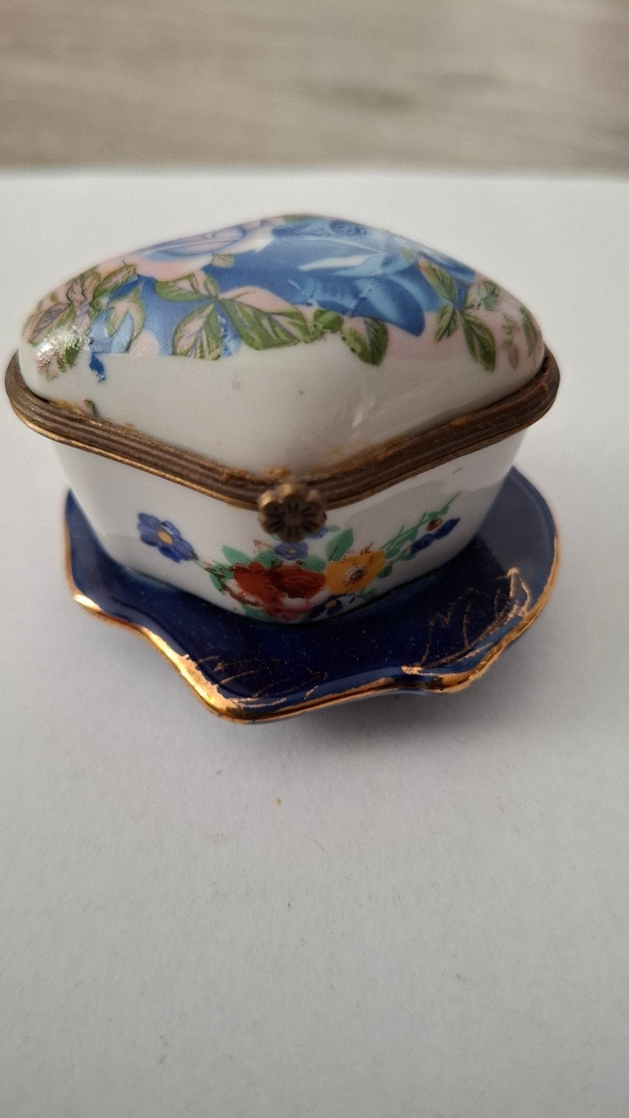 Porseleinen opbergdoosje, Ophalen of Verzenden