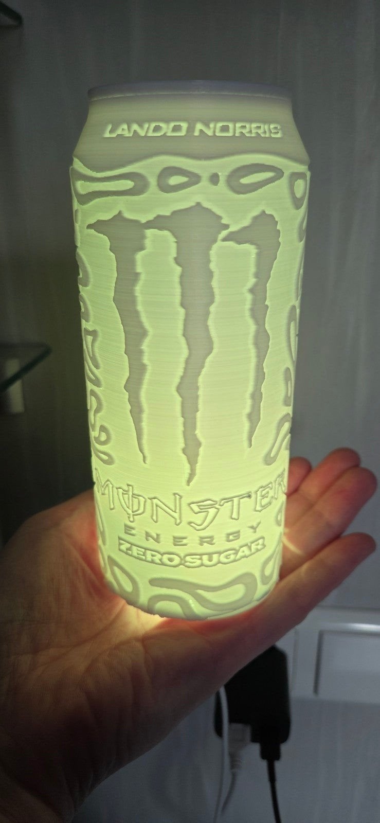 Lando Norris, Monster energy lamp, Ophalen of Verzenden, Nieuw, Kunststof
