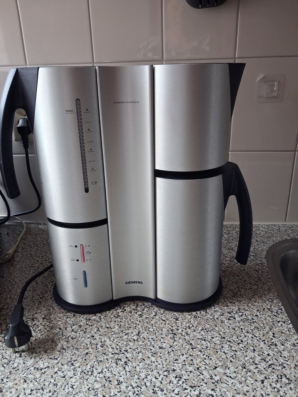 Siemens  koffiezetapparaat, 4 tot 10 kopjes, Ophalen, Koffiemachine, Gemalen koffie