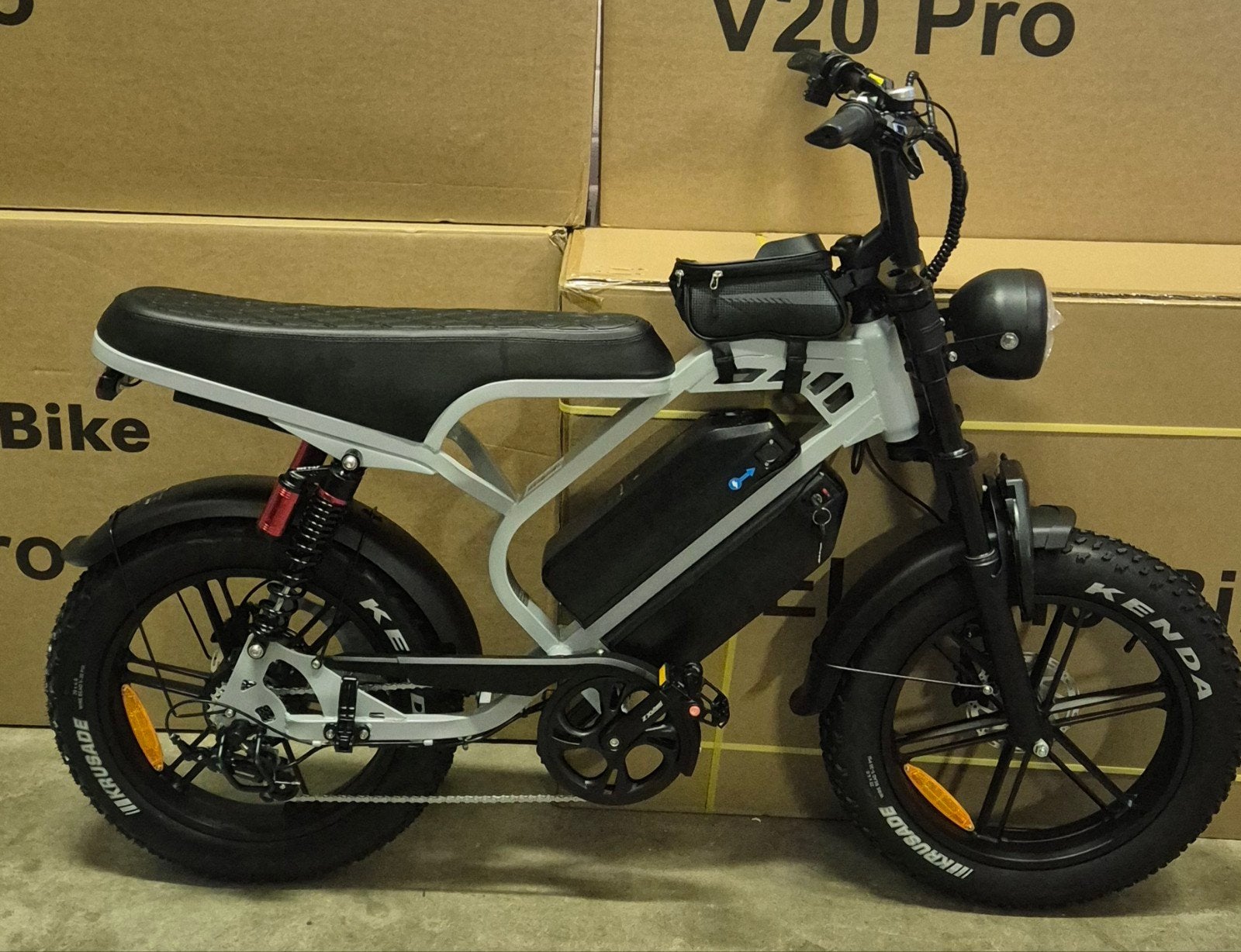 fatbike V20 pro limited dubbele accu 160 km actieradius!!, Nieuw, 59 cm of meer, 50 km per accu of meer, Ophalen