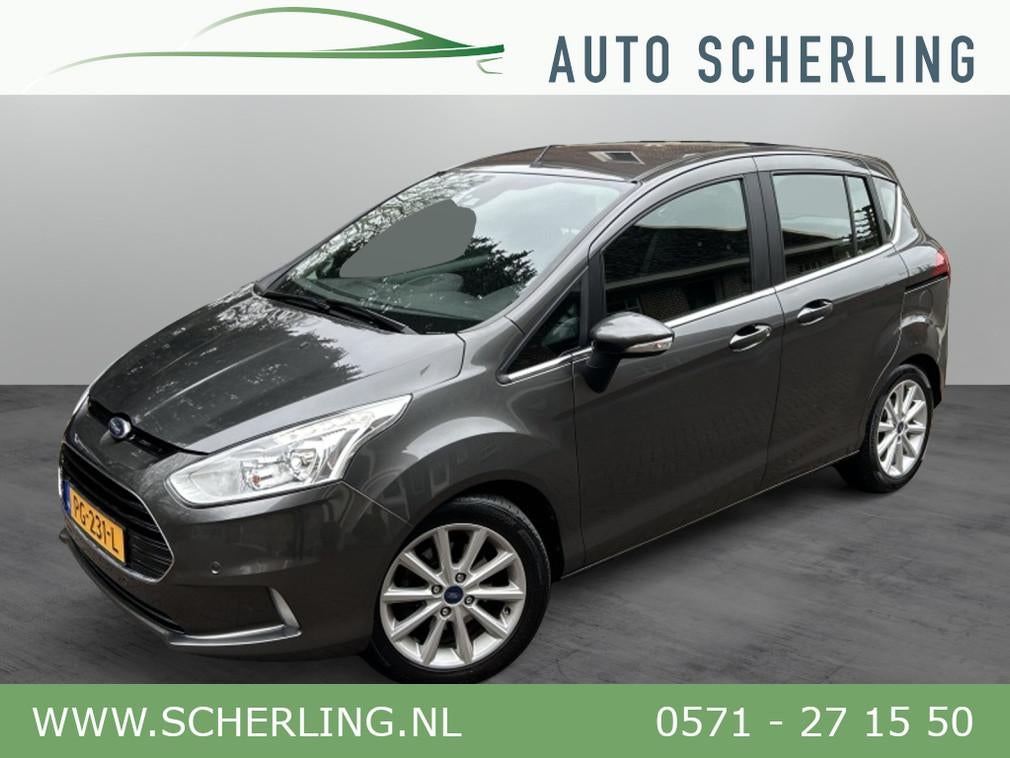 Ford B-MAX 1.0 Titanium Navi, Camera, PDC, Trekhaak Dealeron, Auto's, Ford, Bedrijf, Te koop, B-Max, ABS, Achteruitrijcamera, Airbags