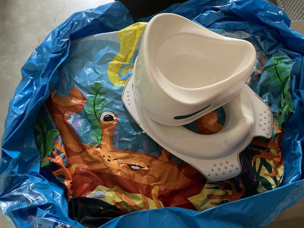 Wc potje en verkleiner, Ophalen, Zo goed als nieuw
