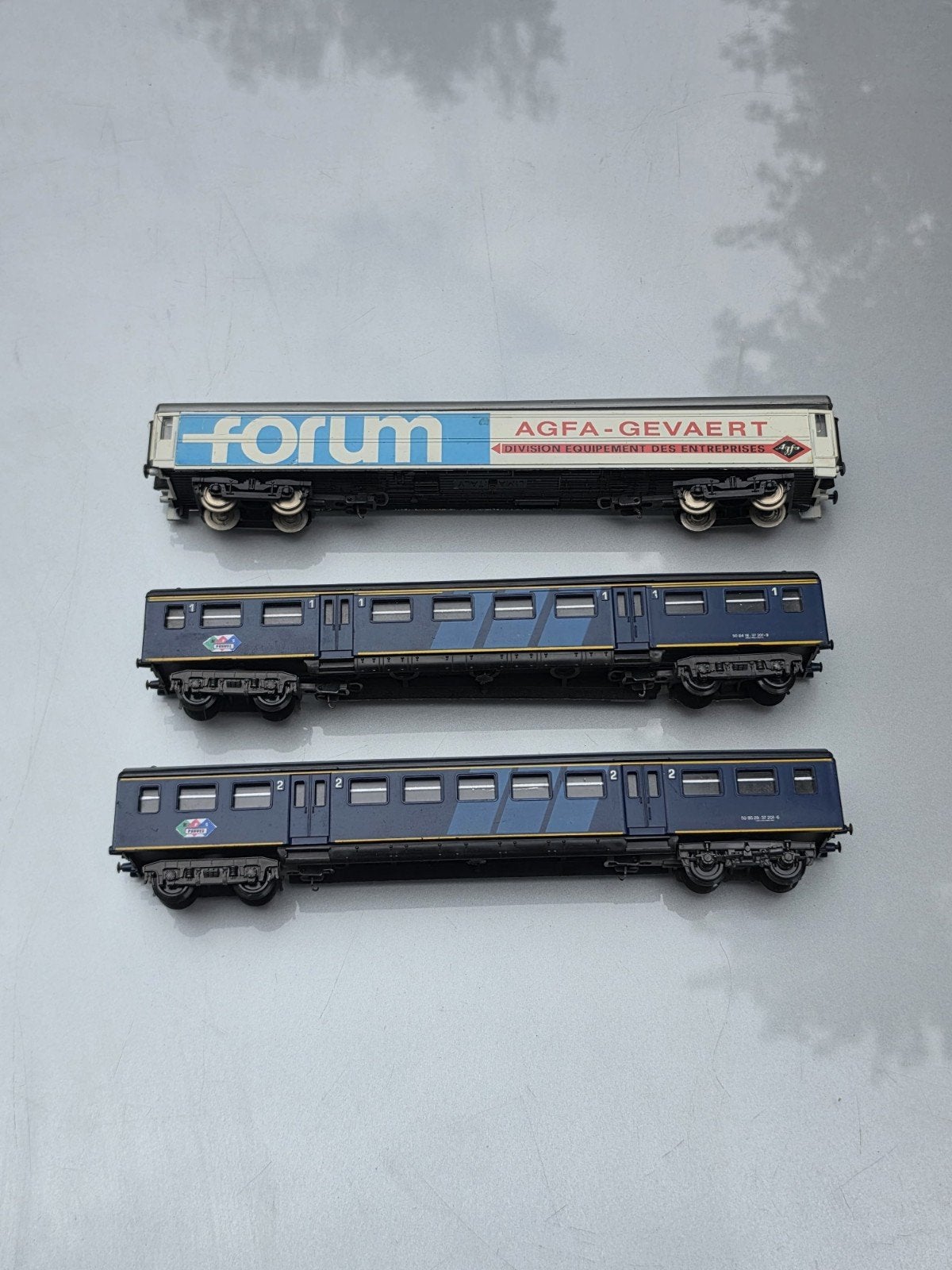 3x Lima h0 trein wagon wagons AGFA NS, Hobby en Vrije tijd, Modeltreinen | H0, Gebruikt, Gelijkstroom, Wagon, Ophalen of Verzenden