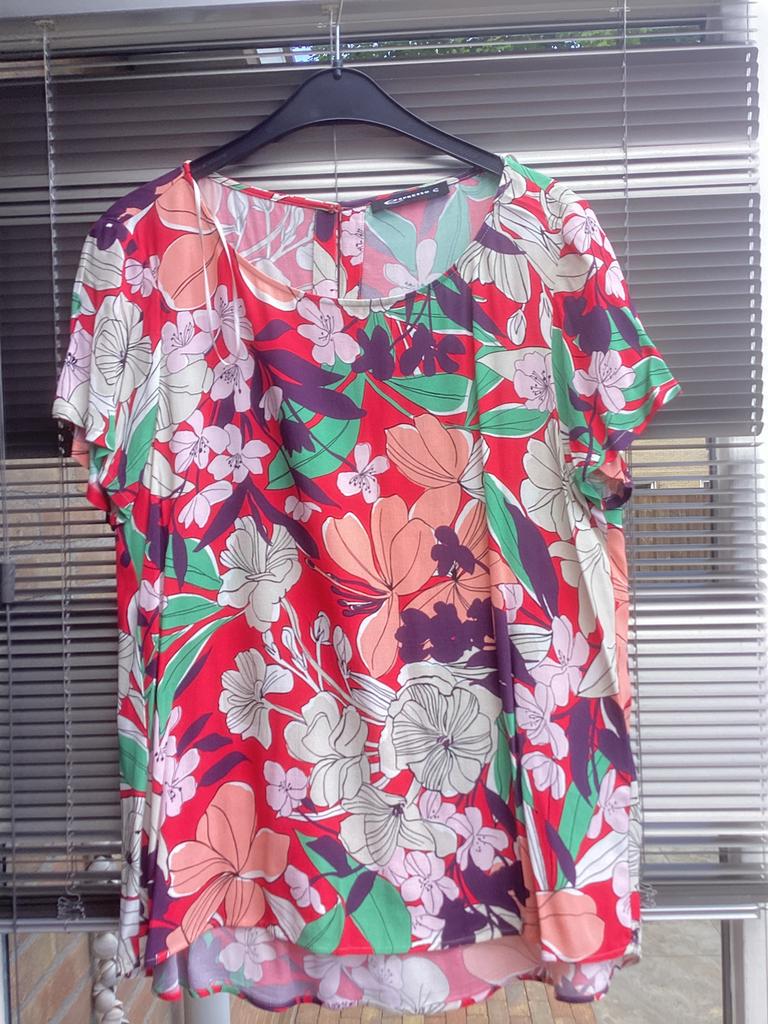 Expresso blouse rood roze paars wit, Ophalen of Verzenden, Nieuw, Maat 38/40 (M), Rood