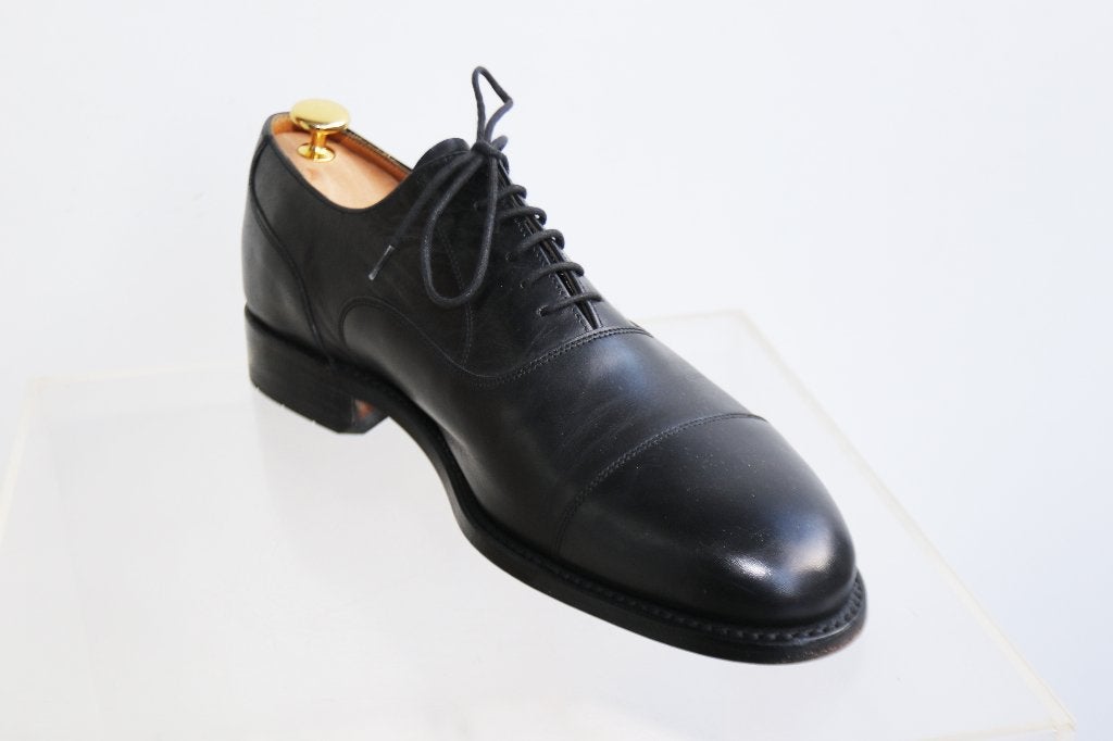 Klassieke Van Bommel plain oxfords in maat 9.5 G = maat 43.5, Zwart, Ophalen of Verzenden, Zo goed als nieuw, Van Bommel