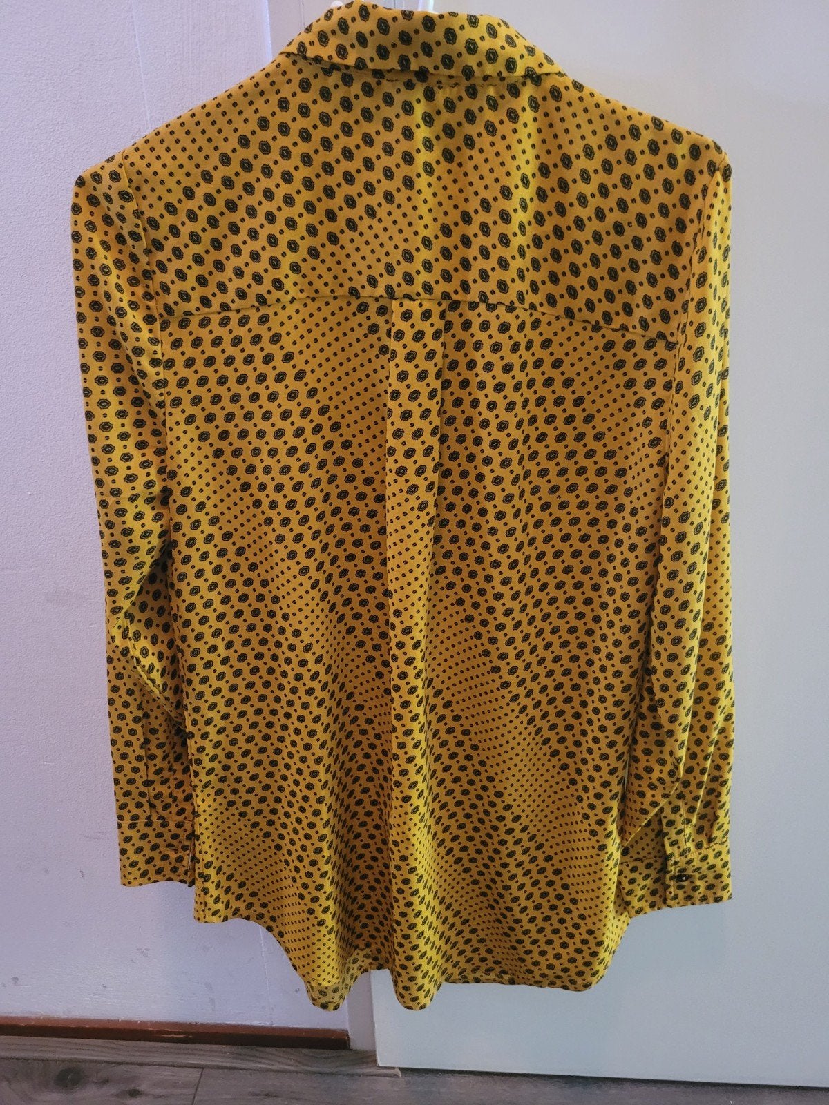 Gele blouse met zwarte stippen - Maat S, Geel, Ophalen of Verzenden, Maat 36 (S), Miss Etam