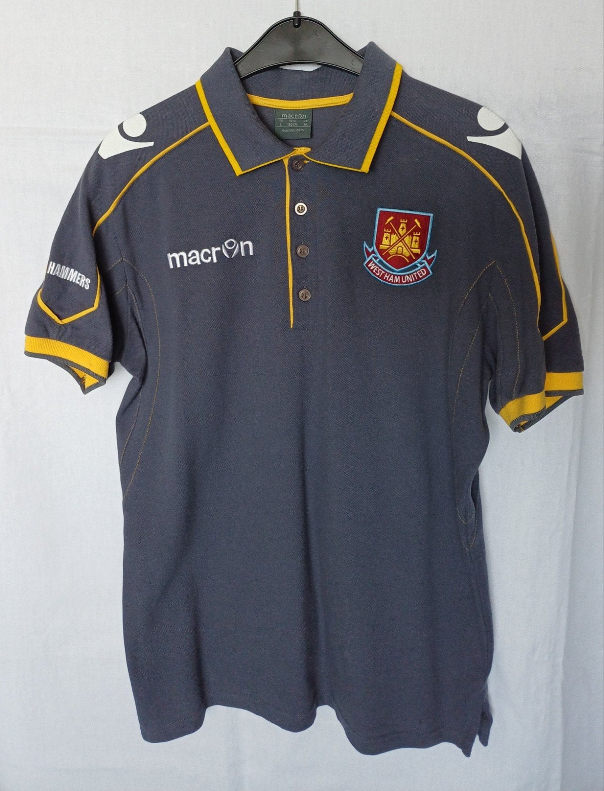 West Ham United 2010/2011 Macron Cotton Polo (EU-L), Ophalen of Verzenden, Zo goed als nieuw, Buitenlandse clubs