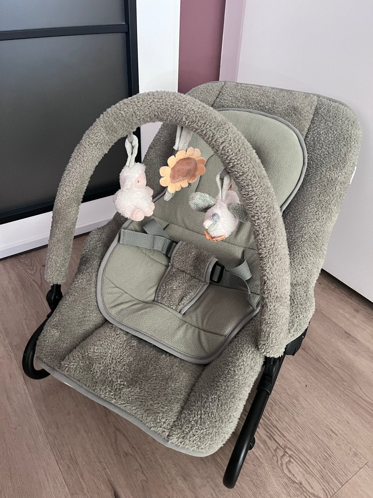 Groene wipstoel little dutch inclusief verkleiner, Kinderen en Baby's, Wipstoeltjes, Ophalen, Zo goed als nieuw