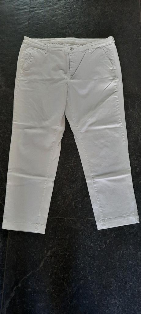 Mac dames chino broek turn up,wit,mt 44, Wit, Maat 42/44 (L), Ophalen of Verzenden, Lang