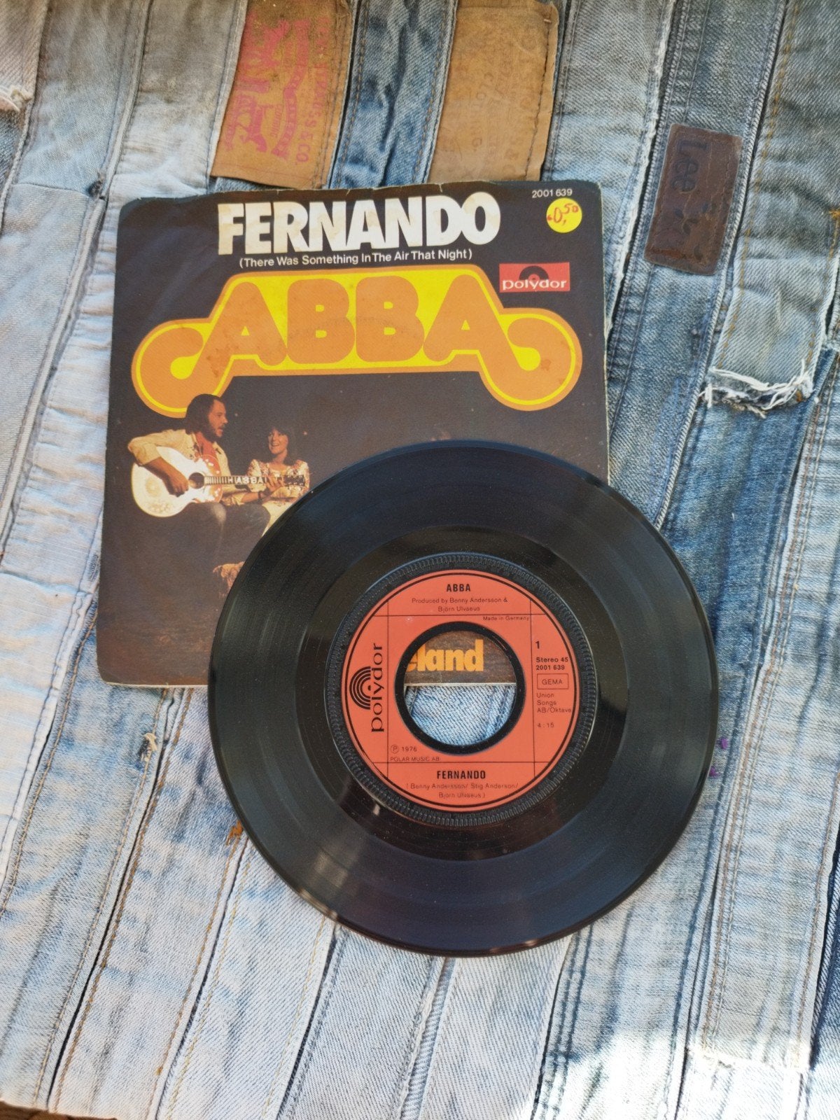 ABBA - Fernando (Single, Polydor, 1976), Cd's en Dvd's, Vinyl Singles, Ophalen of Verzenden, Gebruikt, Pop