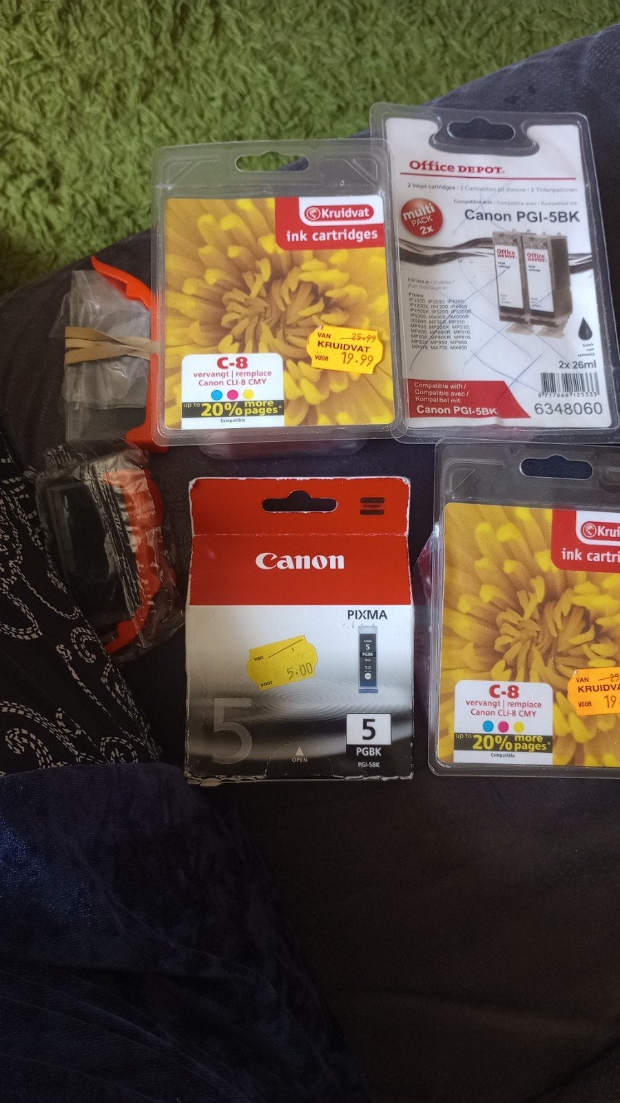 10 nieuwe Canon Pixma Printer Cartridges - Diverse Types, Ophalen of Verzenden, Nieuw, Cartridge, Canon