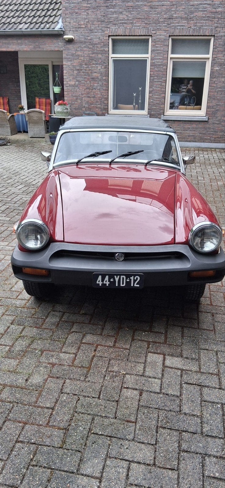 MG Midget 1.5 1977 Bruin, Auto's, MG, Achterwielaandrijving, 4 cilinders, Leder, Handgeschakeld