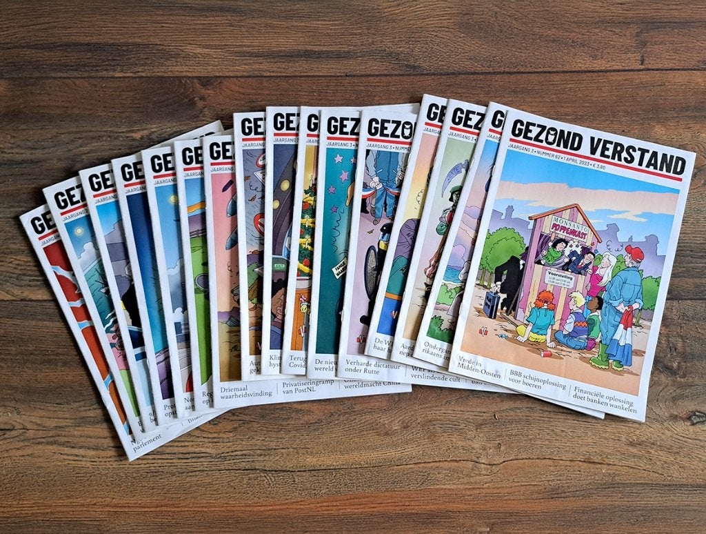 Gezond Verstand tijdschriften Jaargang 3 nr. 47-62, Verzamelen, Tijdschriften, Kranten en Knipsels, Ophalen, 1980 tot heden, Nederland