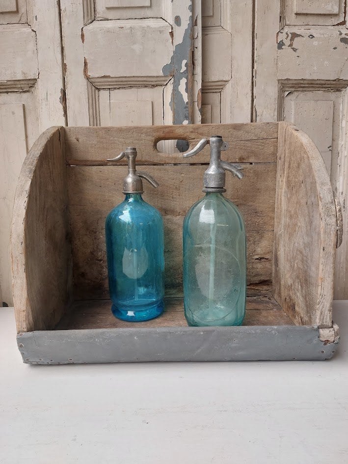 Oude spuitwaterflessen SET, Antiek en Kunst, Ophalen of Verzenden