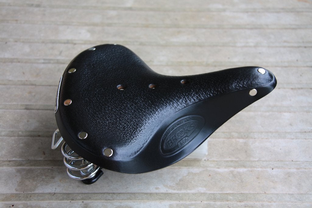 Brooks fietszadel B67-s (dames), Leer, Elektrische fiets, Verzenden, Zo goed als nieuw