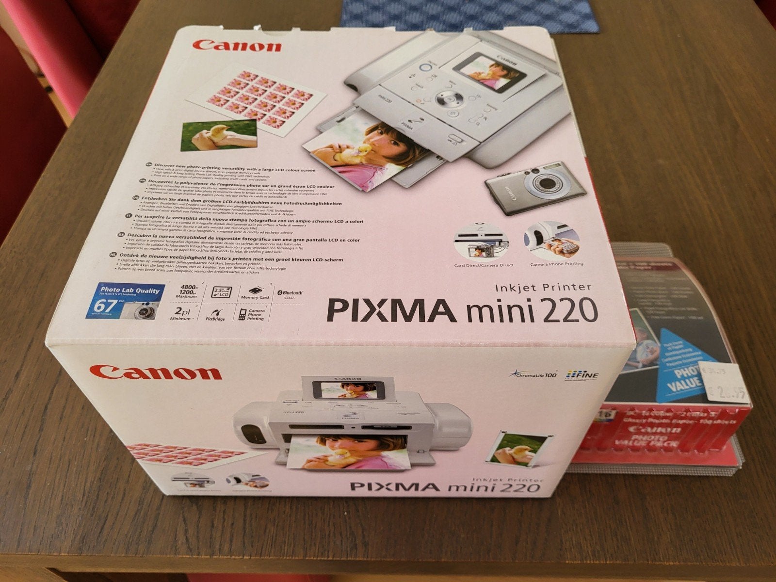 Canon PIXMA mini 220 printer nieuw., Ophalen of Verzenden, Nieuw, Canon