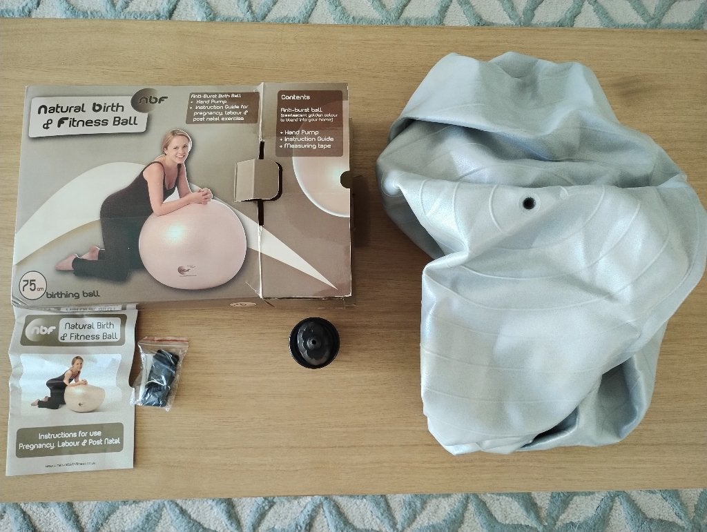 Zwangerschapsbal van Natural Birth Fitness 75 cm, Ophalen, Gebruikt, Fitnessbal