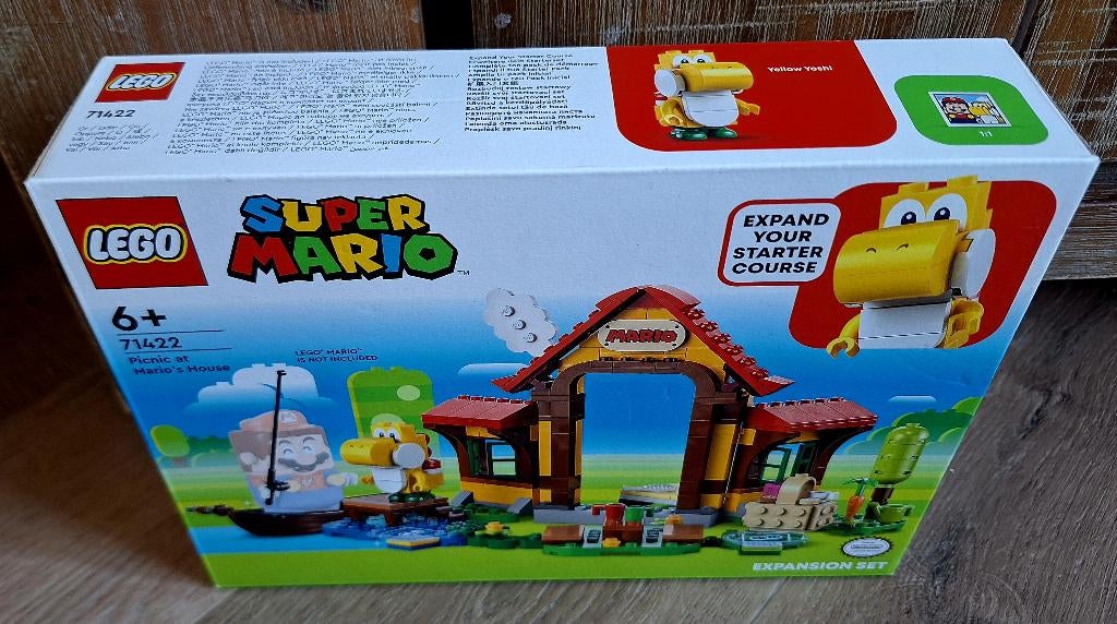 LEGO Super Mario 71422 Picknick bij Mario's Huis |NIEUW|, Overige thema's, Nieuw, Ophalen of Verzenden, Complete set