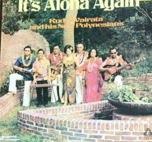 It's alloha again, Rudy Wairata and his Polynesians, Ophalen of Verzenden, Gebruikt, Overige formaten