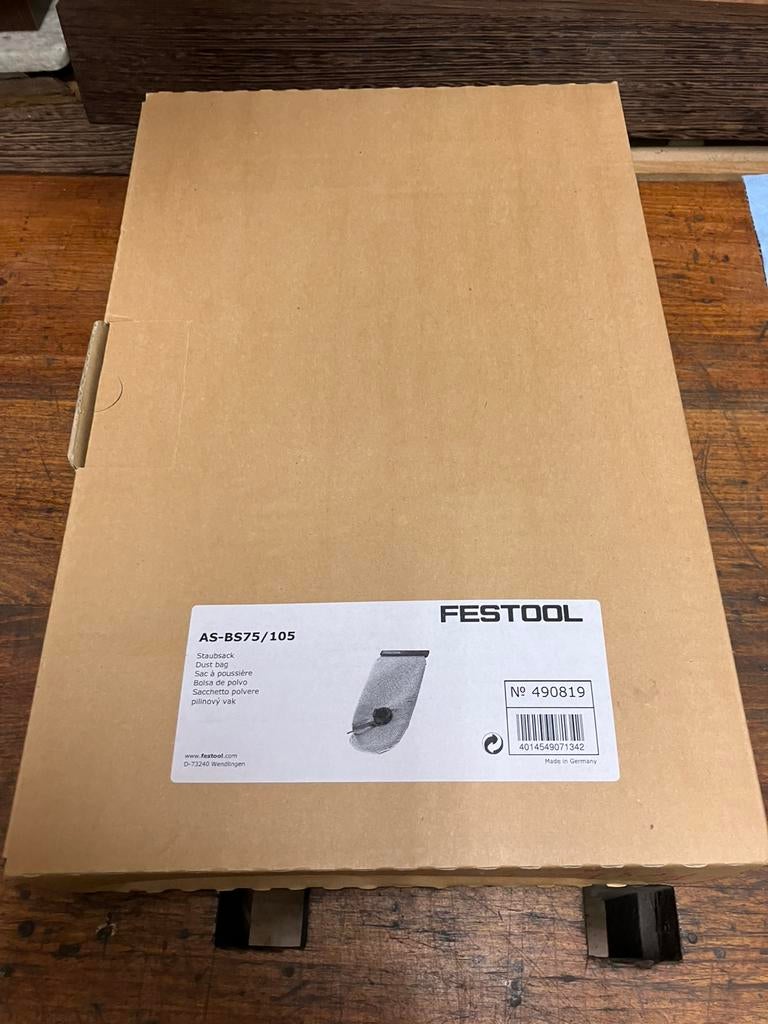 Festool stofzak voor bandschuurmachines, Ophalen of Verzenden, Nieuw, 1200 watt of meer, Overige typen
