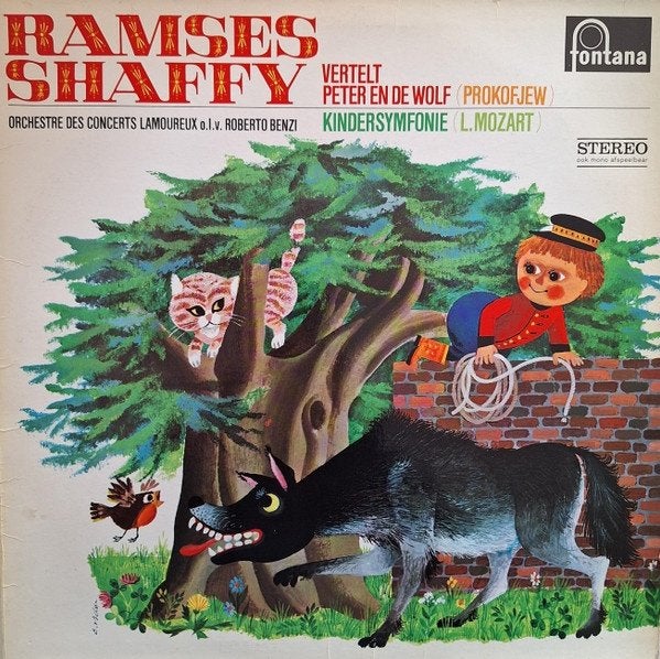 L.P. (1968) Ramses Shaffy Vertelt Peter en de Wolf., LP, Gebruikt, Overige genres, Ophalen of Verzenden