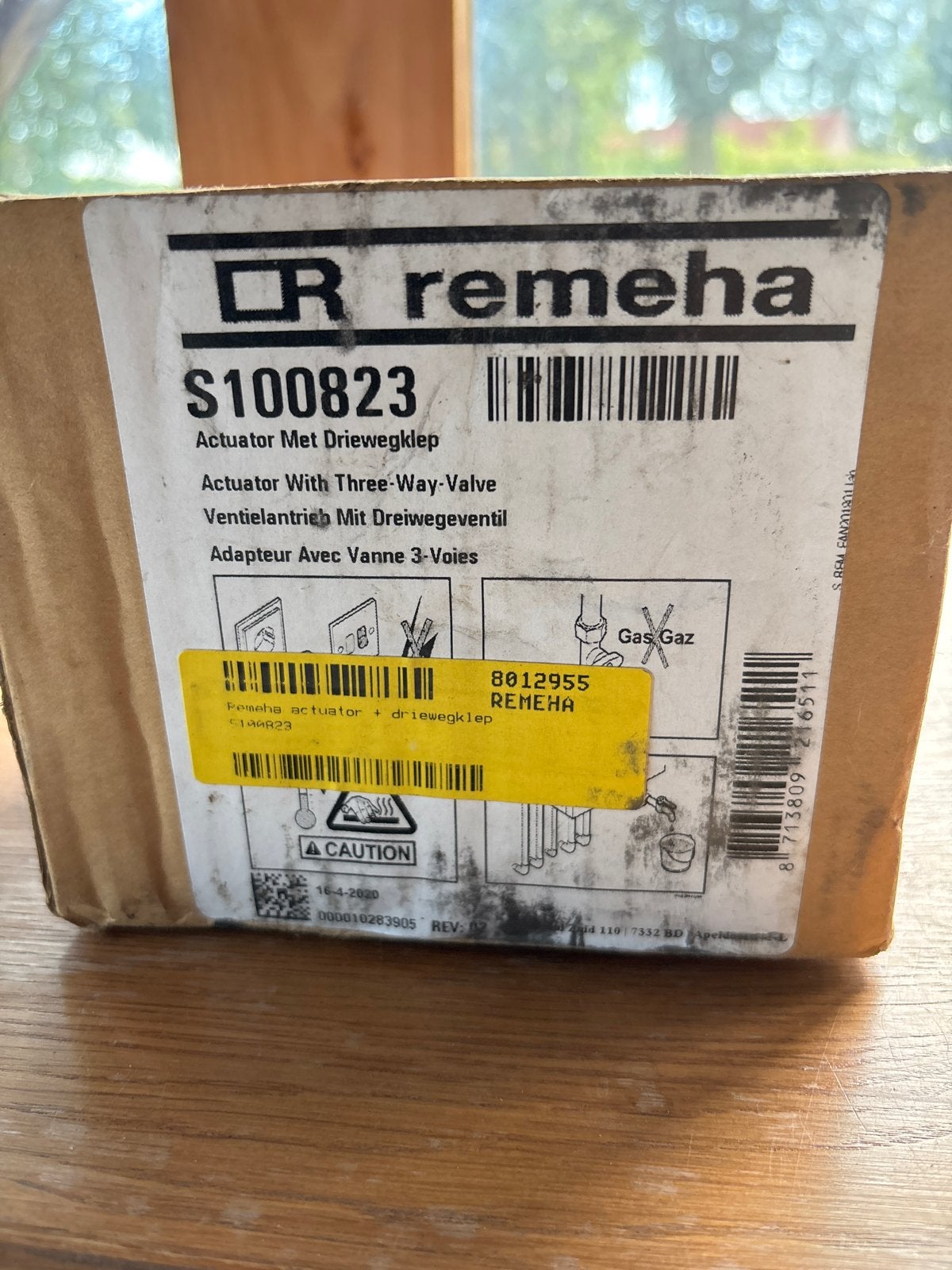 Remeha S100823 Actuator met Driewegklep - Nieuw in doos, Ophalen of Verzenden, Nieuw, Overige typen