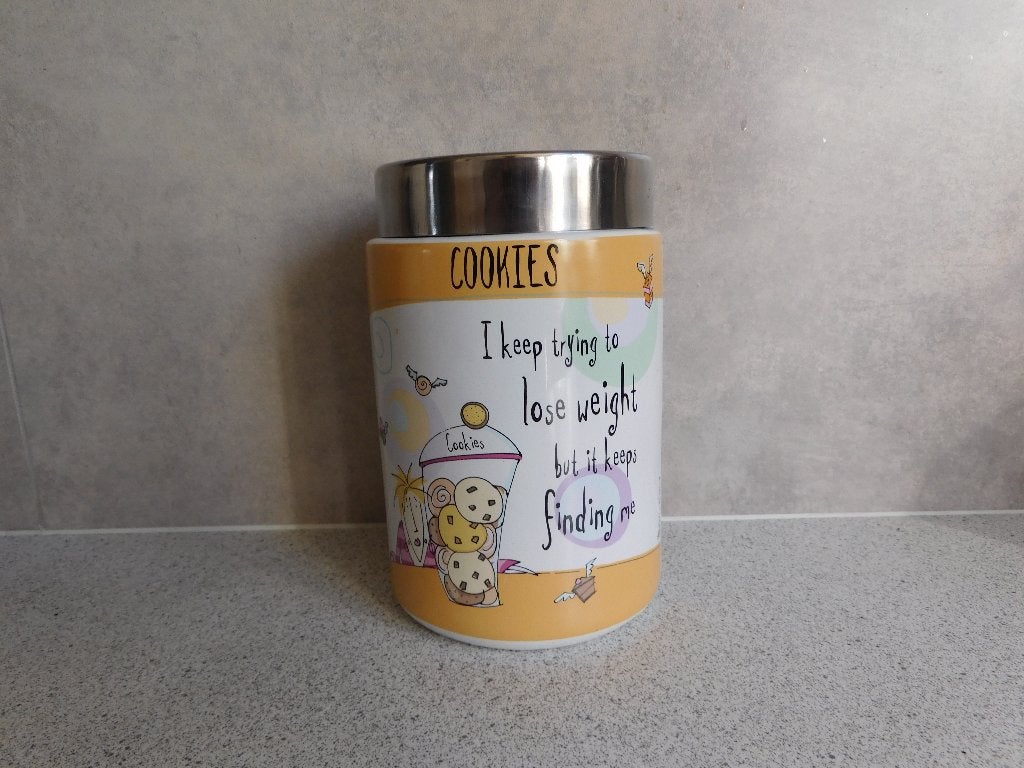 Cookies Pot Born to Shop Johnson Brothers, Overige typen, Ophalen of Verzenden, Zo goed als nieuw, Overige stijlen