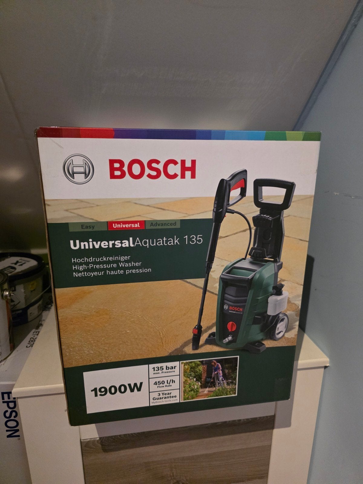 Bosch UniversalAquatak 135 Hogedrukreiniger – Nieuw in doos!