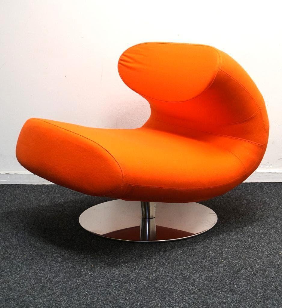 Softline Rio Design Fauteuils | Oranje | Design Stoelen, Gebruikt, -, -, 75 tot 100 cm