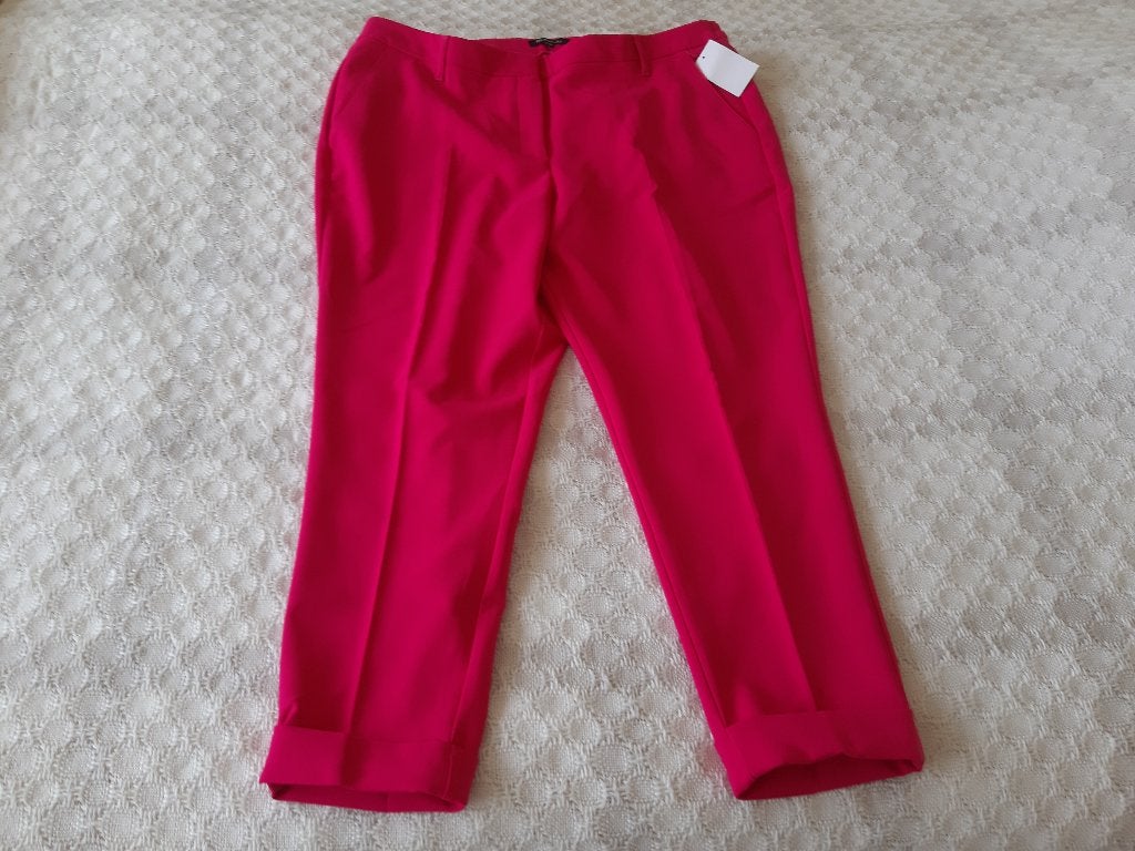 NIEUW - zuurstokroze broek MS Mode maat 48, Ophalen, Overige kleuren, Maat 46/48 (XL) of groter, Nieuw