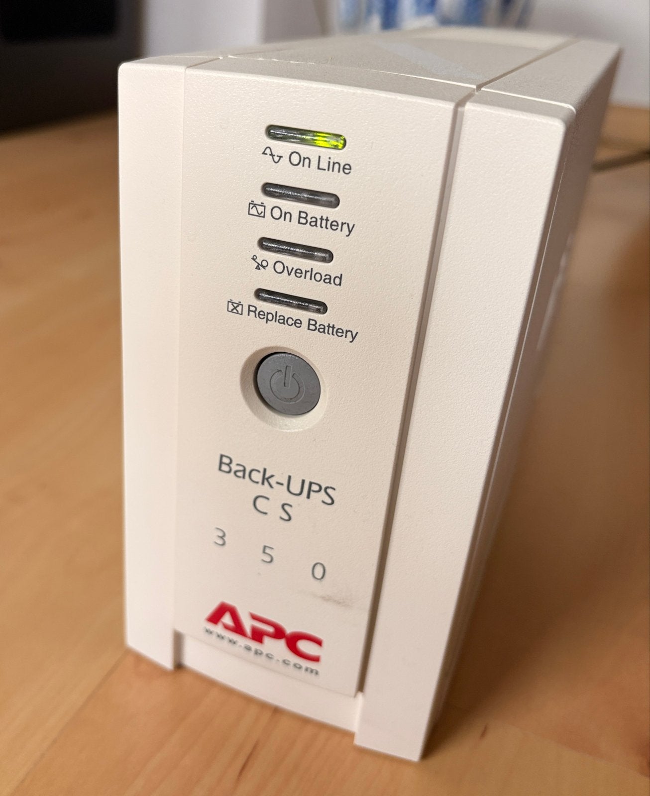 APC Back-UPS CS 350 UPS - Noodstroomvoeding, Computers en Software, Ophalen of Verzenden, Gebruikt