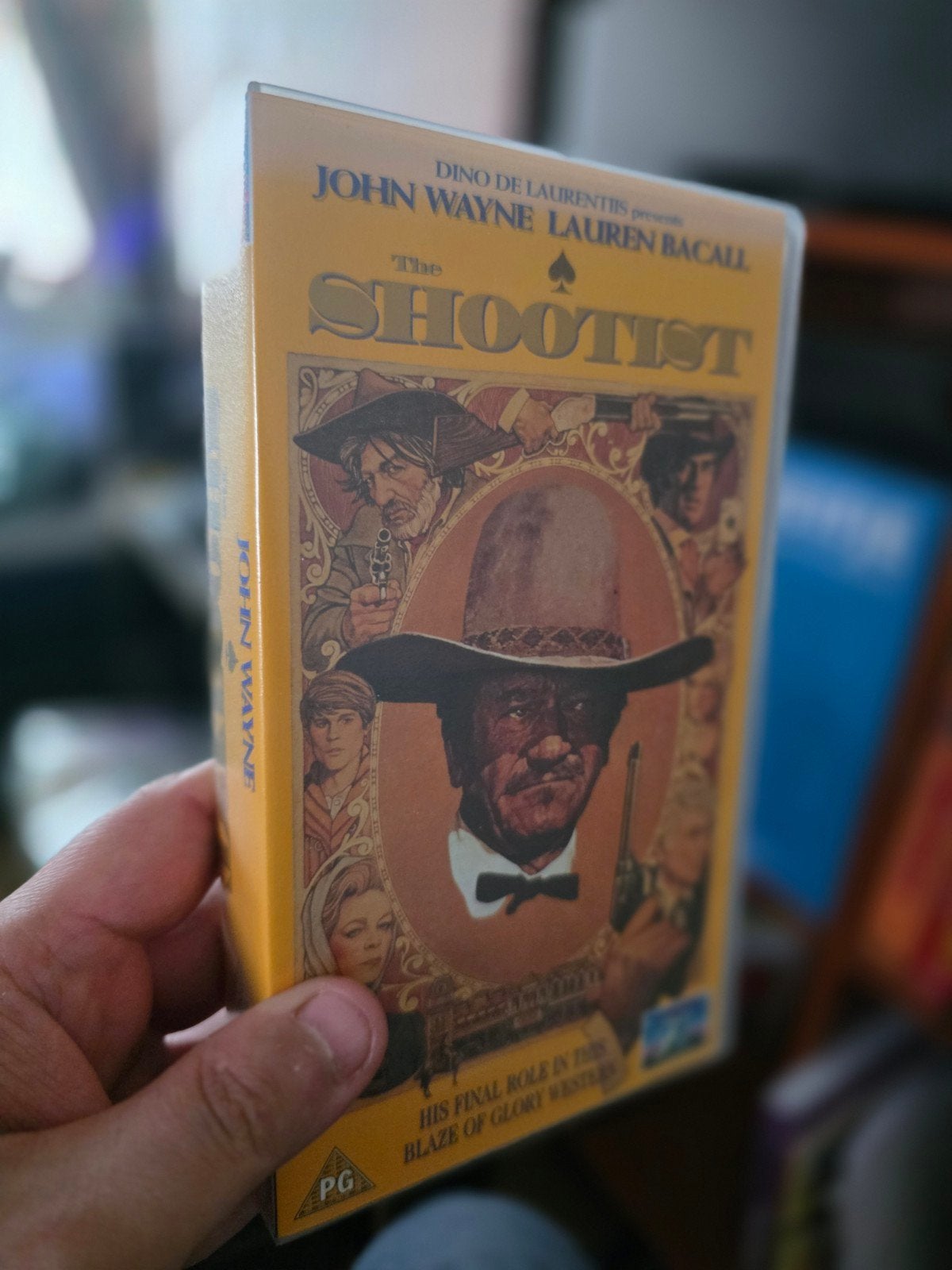 John Wayne - The Shootist (U.K. VHS), Ophalen of Verzenden