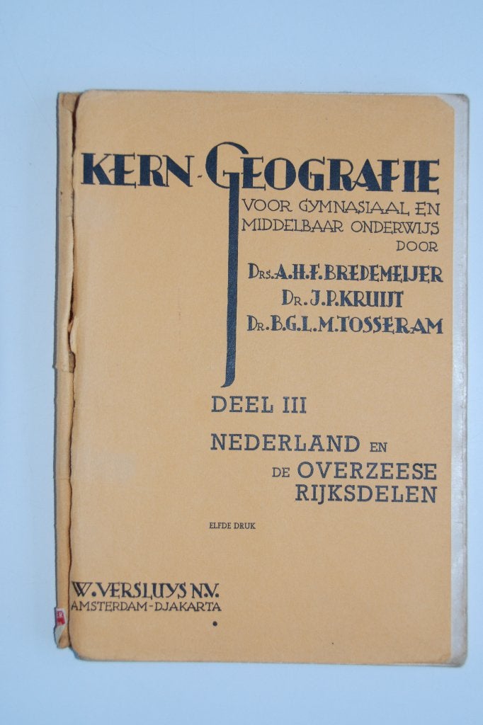 Kern-Geografie Deel III NL & Overzeese Rijksdelen 1955, Antiek en Kunst, Verzenden