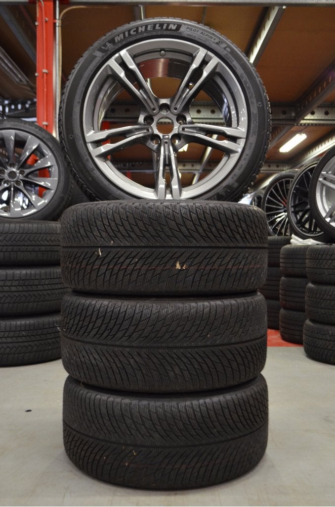 19" BMW F90 M5 velgen 5x112 ET26 + Winterbanden + TPMS, 265 mm, Banden en Velgen, Niet ingevuld, Nieuw