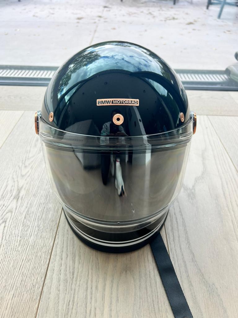 BMW Motorrad Grand Racer HeritageHelm– M – Zo goed als nieuw, Ophalen of Verzenden, Tweedehands, Integraalhelm, Overige merken
