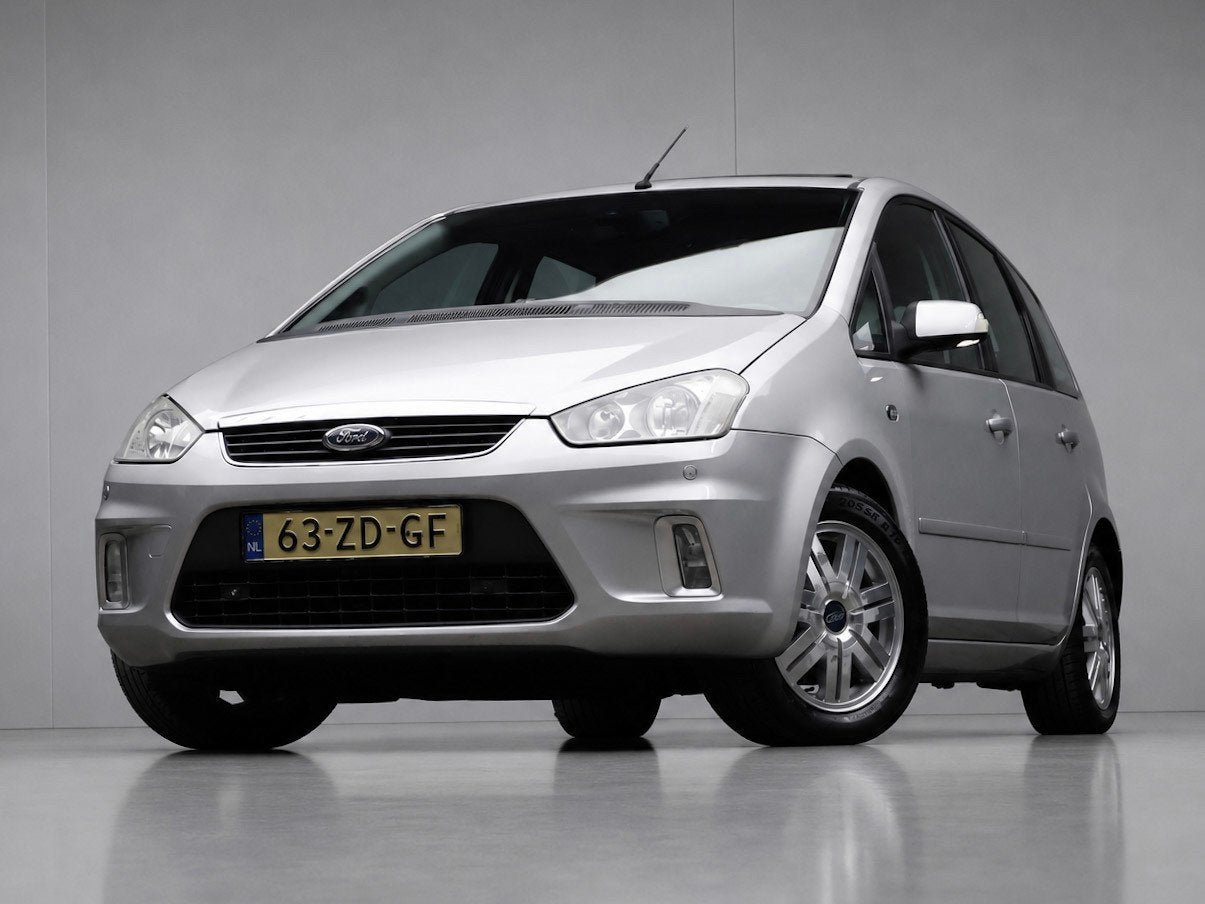 Ford C-Max 2.0-16V Titanium, Auto's, Ford, Gebruikt, 4 cilinders, Zwart, Origineel Nederlands
