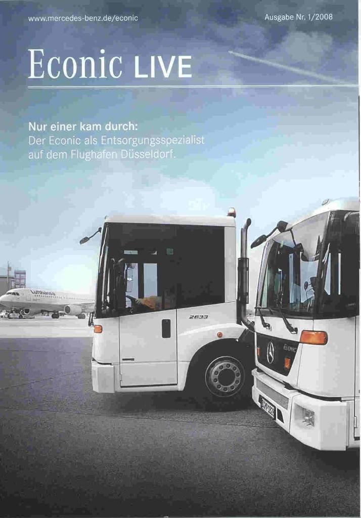 Mercedes-Benz Econic Live Flughafen Düsseldorf (aug. 2008), Ophalen of Verzenden, Nieuw, Mercedes