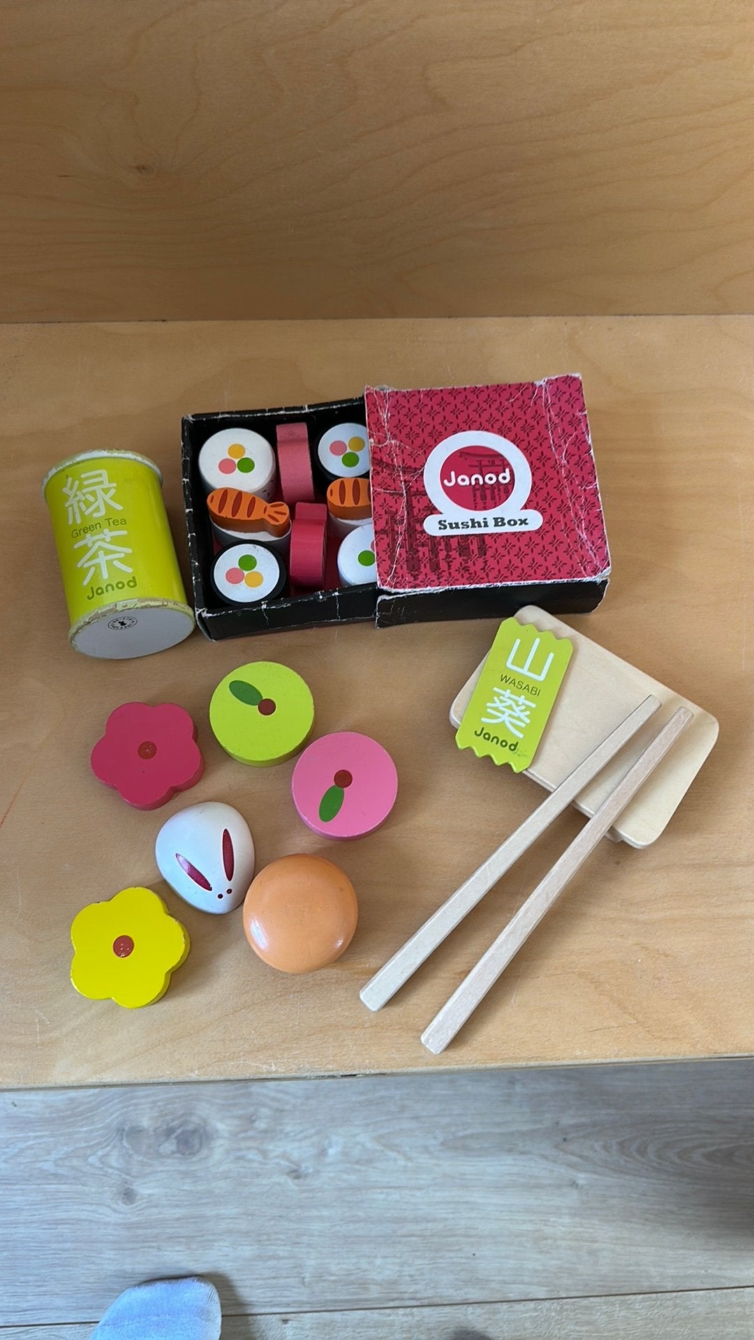 Janod houten sushi set, Kinderen en Baby's, Ophalen of Verzenden, Gebruikt