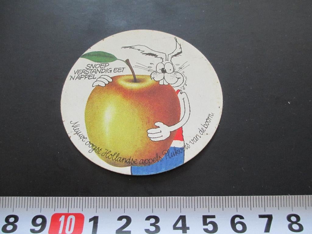 sticker snoep verstandig eet 'n appel - appels, Ophalen, Zo goed als nieuw