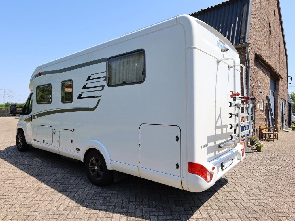 Hymer T 698 CL dakairco | zonnepanelen, Caravans en Kamperen, Niet ingevuld, Ringverwarming, Fiat, Bedrijf