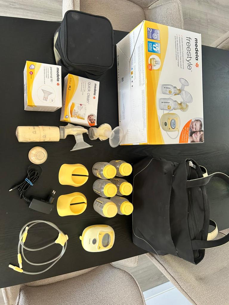 Medela freestyle dubbele borstkolf, Ophalen, Gebruikt, Borstkolf